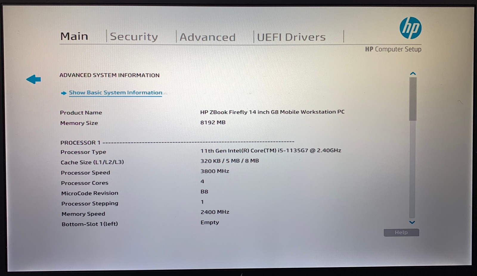 HP Zbook Firefly G8 14″ Laptop i5-1135G7, No RAM/Storage, Remote Managed