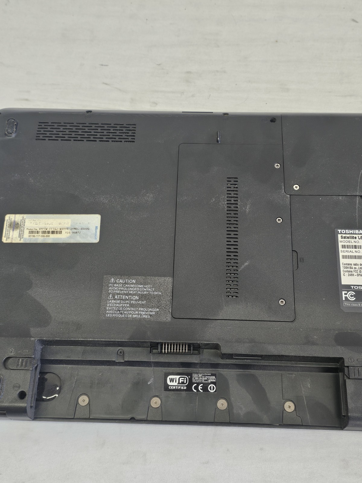 Toshiba Satellite L655-S5150 Laptop – Intel Pentium P6200 – NO BATT NO OS READ