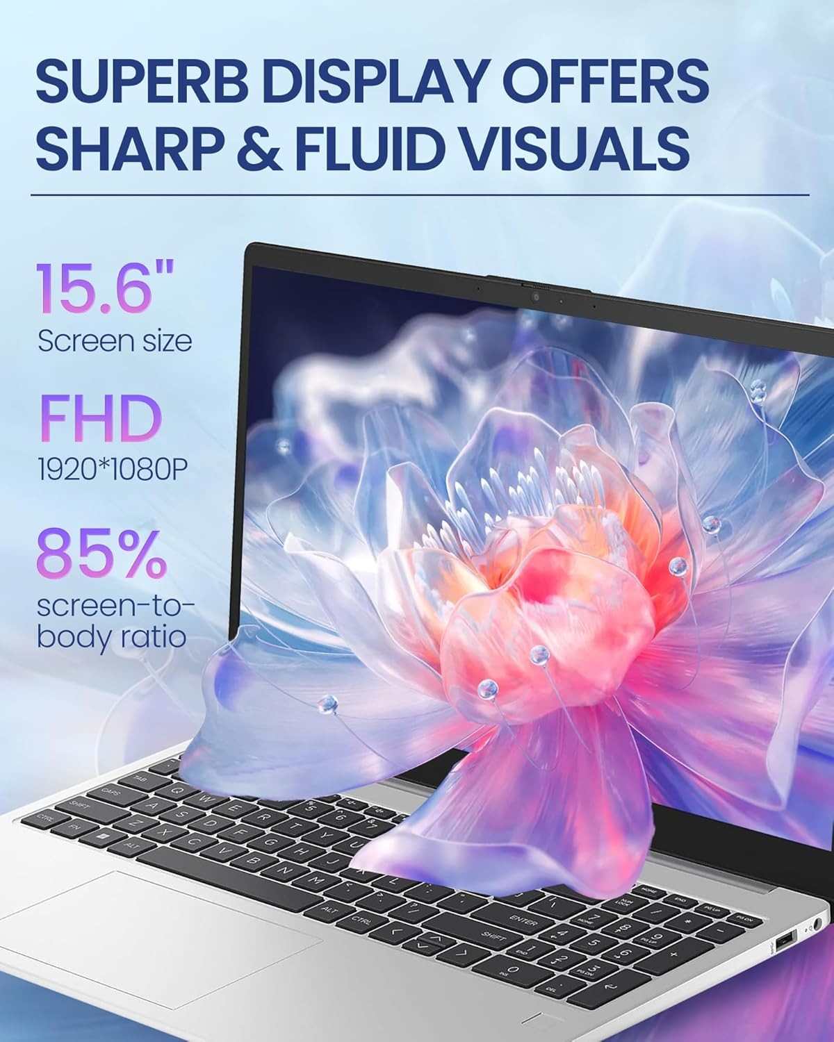 HP 250 G10 15.6″Laptop computer 10-core-i7-1355U UpTo 64GB RAM 4TB SSD Win11 Pro