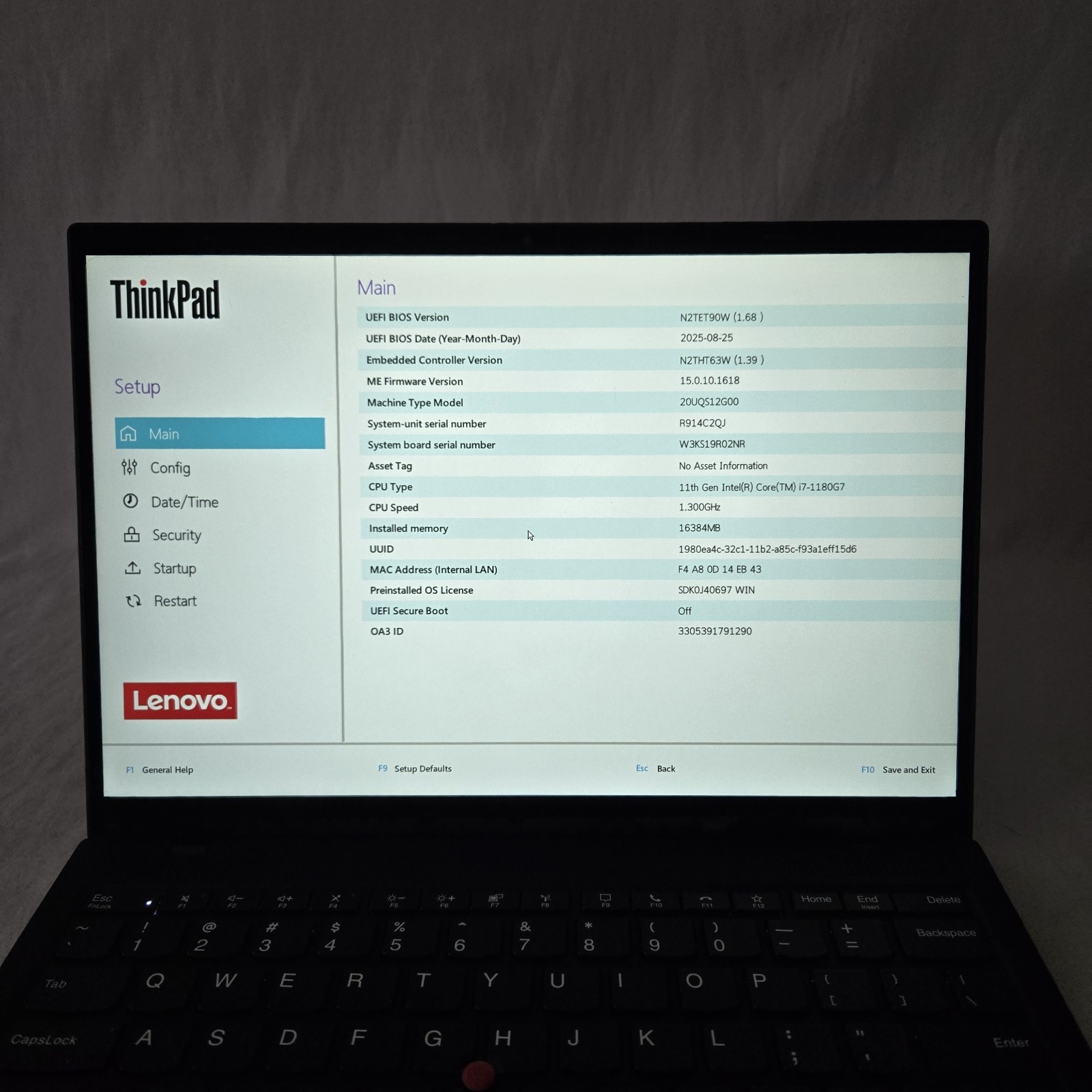 Lenovo ThinkPad X1 Nano Gen 1 Touch 13″ i7-1180g7 256GB SSD 16GB W11 – Grade A