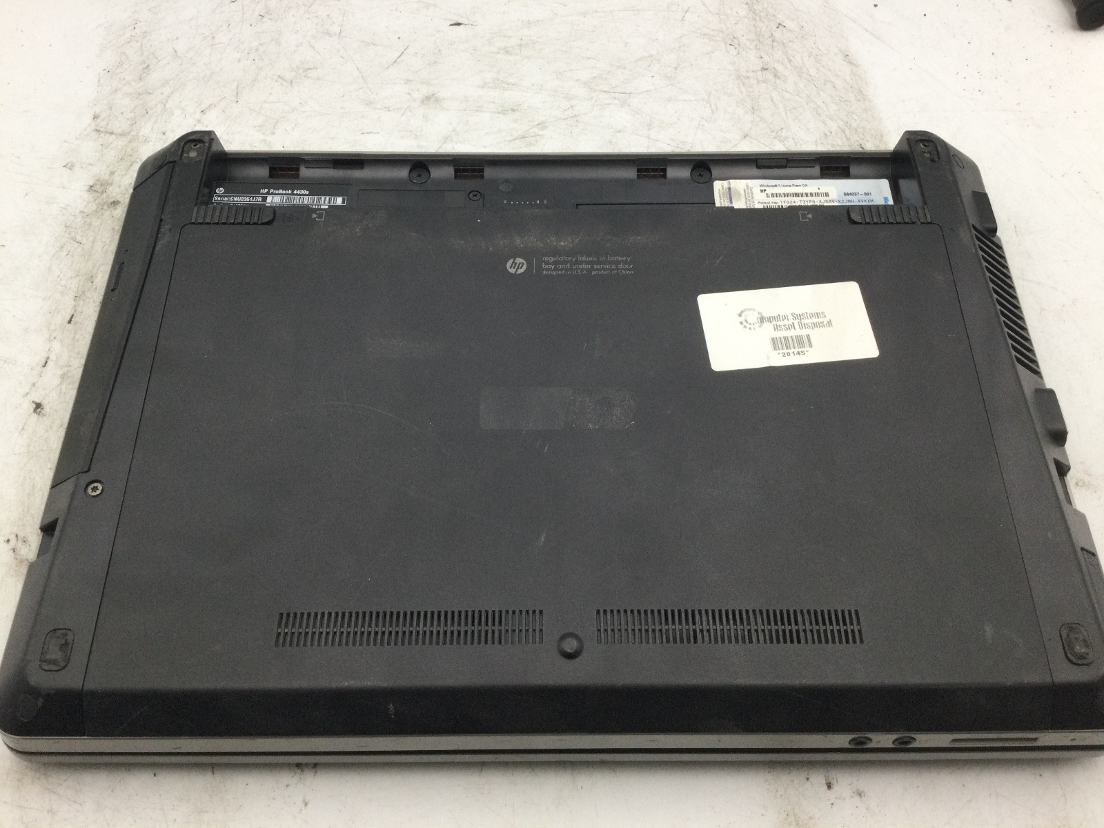 HP PROBOOK 4430s – BOOTS TO BIOS – INTEL I5 2450M – 4GB RAM -READ DESCRIPTION-BB