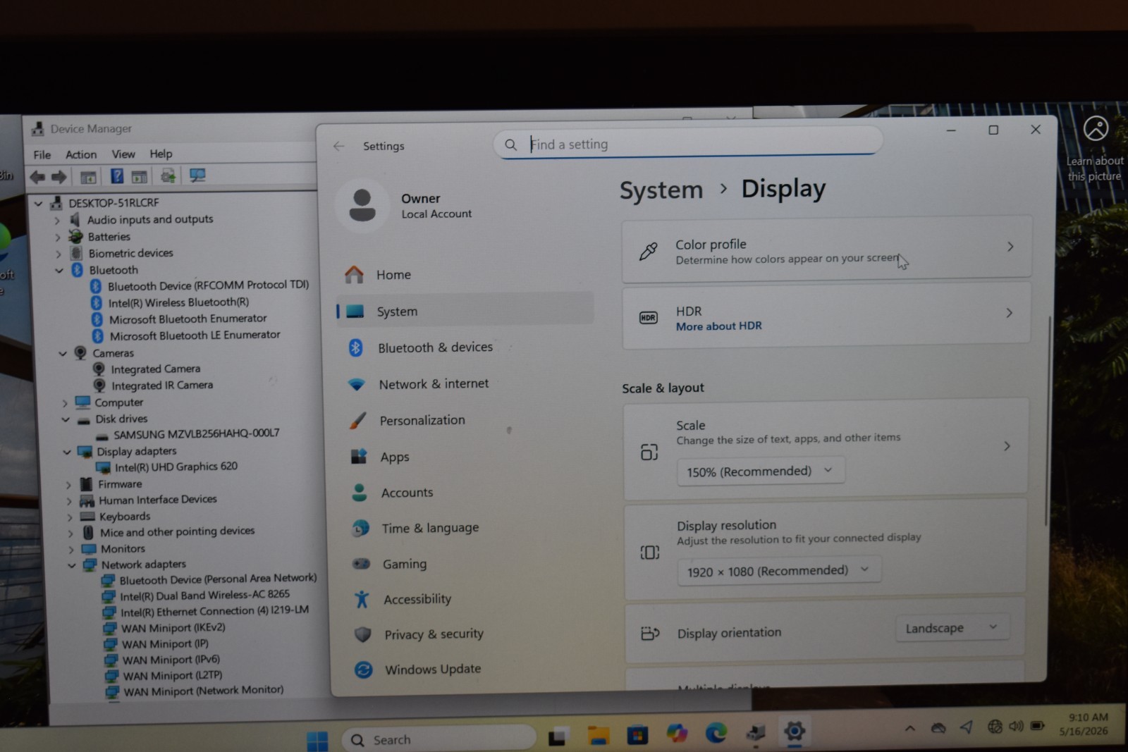 Lenovo Thinkpad T480s Quad Core i7-8650U 16GB RAM 256GB SSD Win 11 Touchscreen