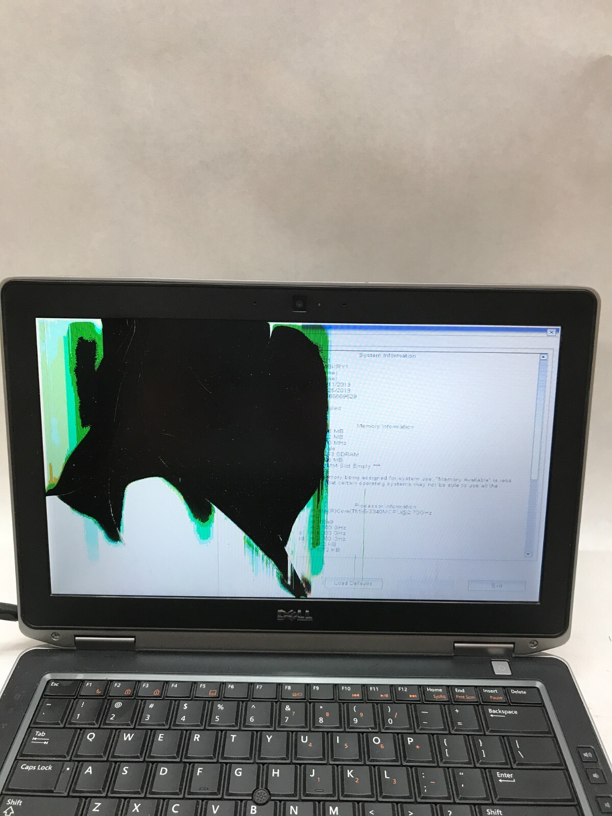Dell Latitude E6330 13″ Intel Core i5-3340 NO RAM NO HDD/OS For Parts Cracked DW