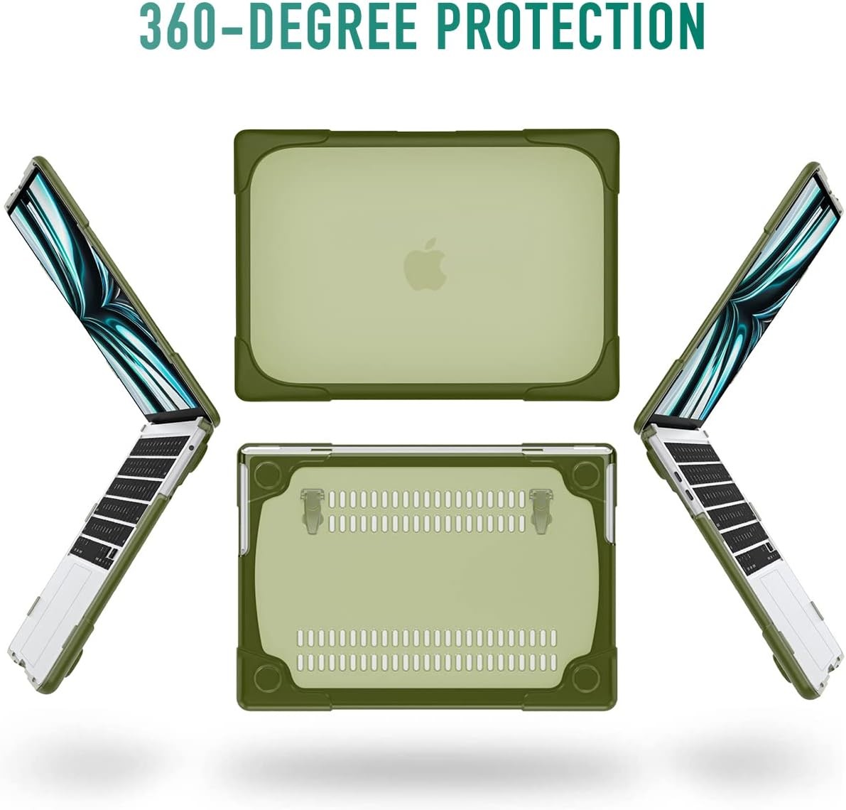 MacBook Pro 16 inch Case 2019 Release A2141, Heavy Duty Dual Layer Hard Cover