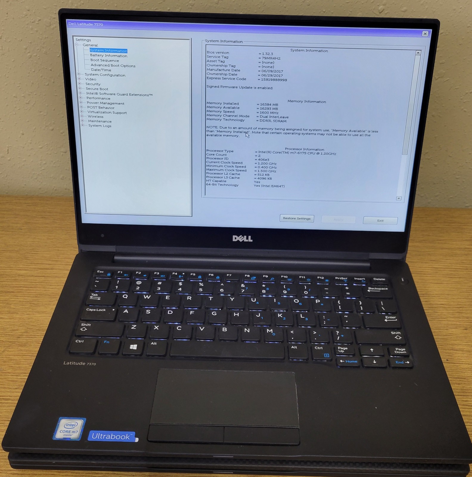 (Lot of 2) Dell Latitude 7370 m7-6y75 1.20GHz 16GB DDR4 W/Batt No OS/SSD/HDD