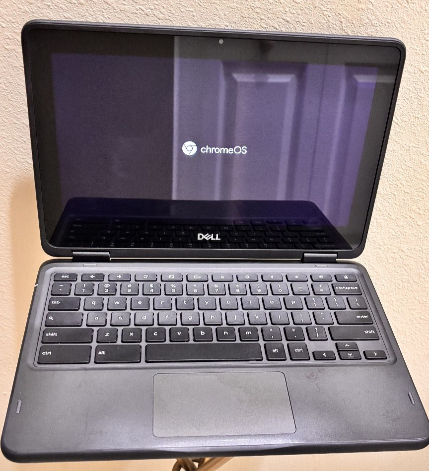Dell Chromebook 3100 2-in-1 Touchscreen Laptop Tested Working Good Condition No