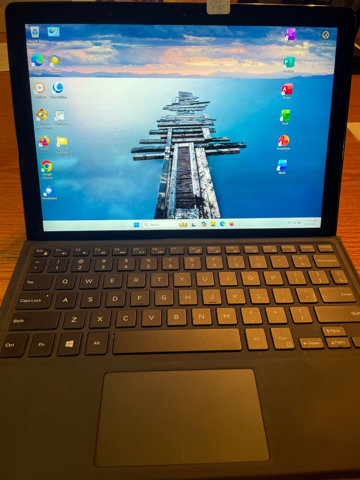 Dell 5290 2-in1 Laptop i7-8650U-16GB/512gb+1tb/Win11 Pro 25H2+Office 2021-1 MORE