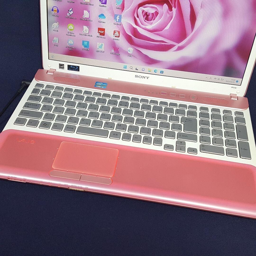 Blu-ray/Pink VAIO/Core-i5/Memory 8GB/Super-speed SSD512G Home appliances