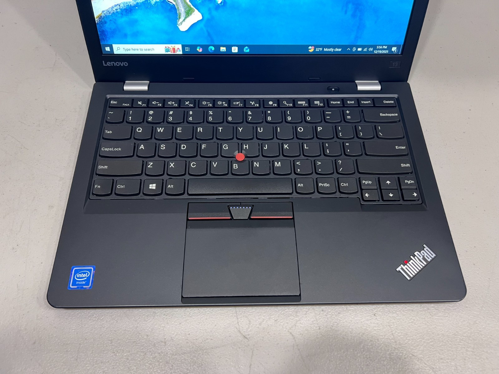 Lenovo ThinkPad 13 2nd Gen Intel Celeron 3865U 16GB RAM 256GB SSD Win10 Pro