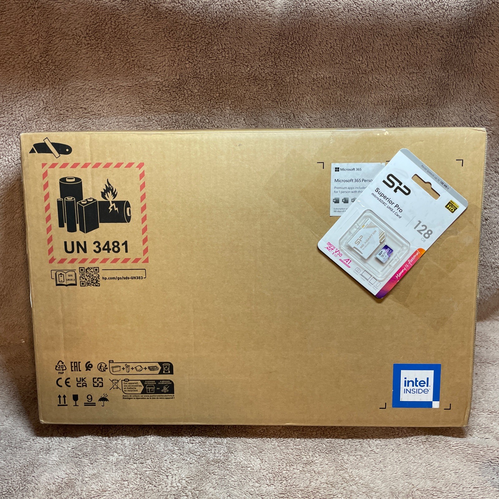 HP 14″ HD Stream Laptop Intel Celeron N4120, 16GB RAM, 128GB eMMC+128GB SD Card