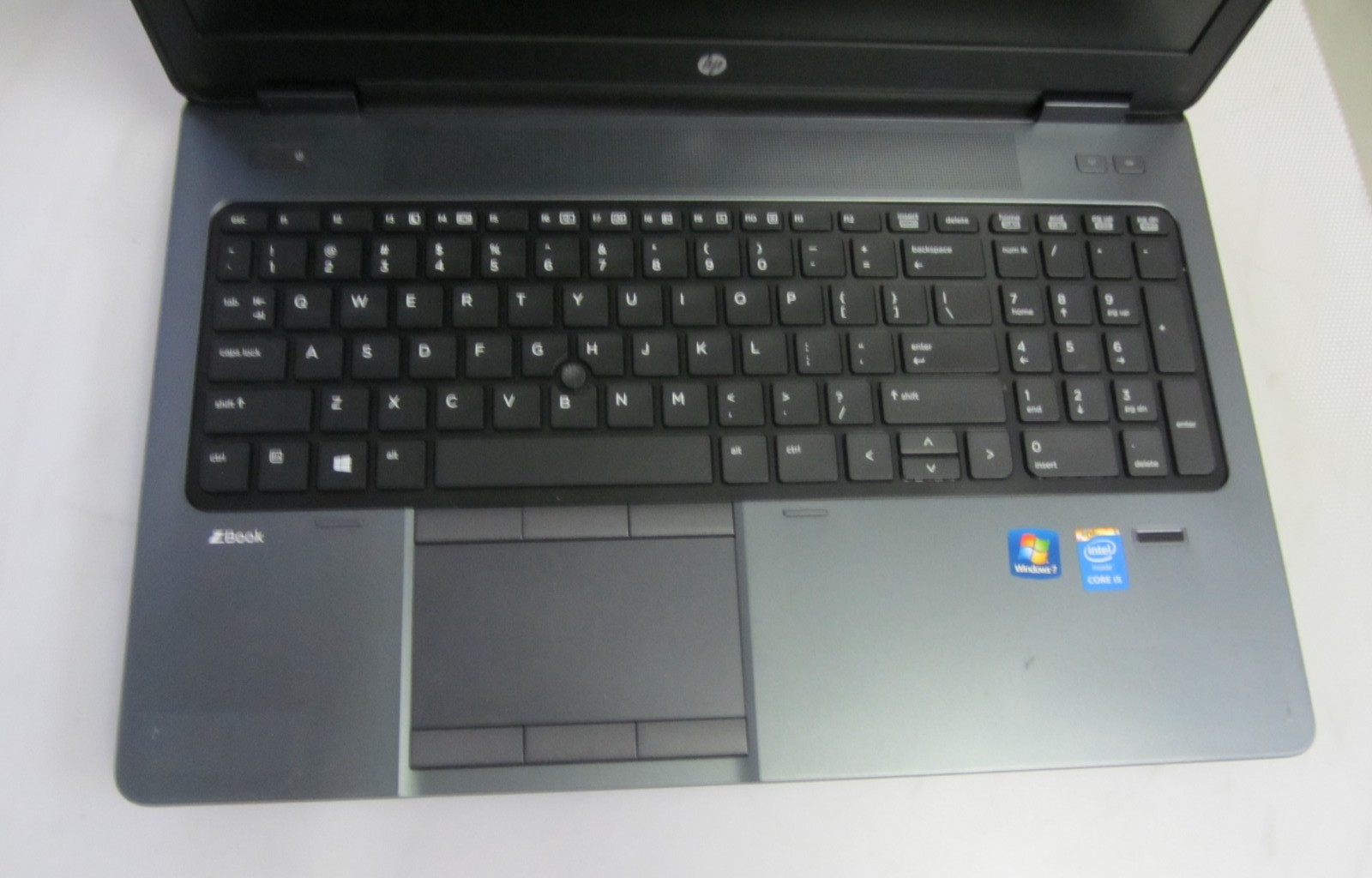 HP ZBook 15 i5-4300M 2.6GHz 16GB 320GB Laptop + AC NO OS STIFF KEYS~