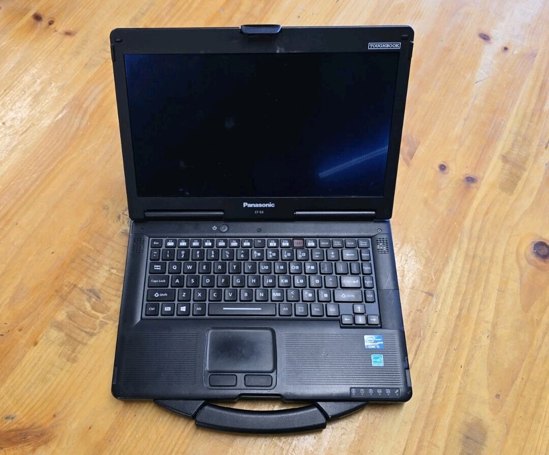 Panasonic Toughbook CF 53 Core i5 3340M 2.70GHz 8GB RAM NO SSD Win 10 Pro