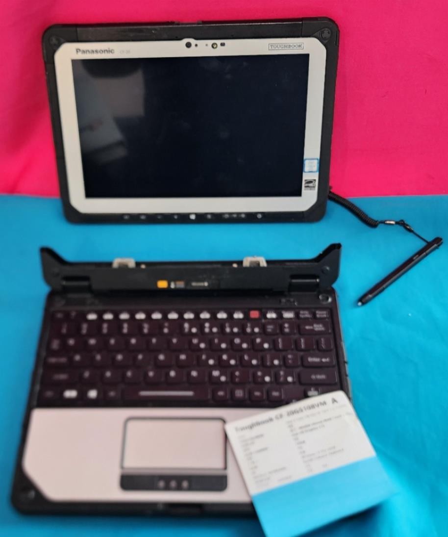 i5 Panasonic Toughbook 2-IN-1 CF-20 MK2 Touch 8GB 10.1″ GPS 128GB SSD LTE W11Pro