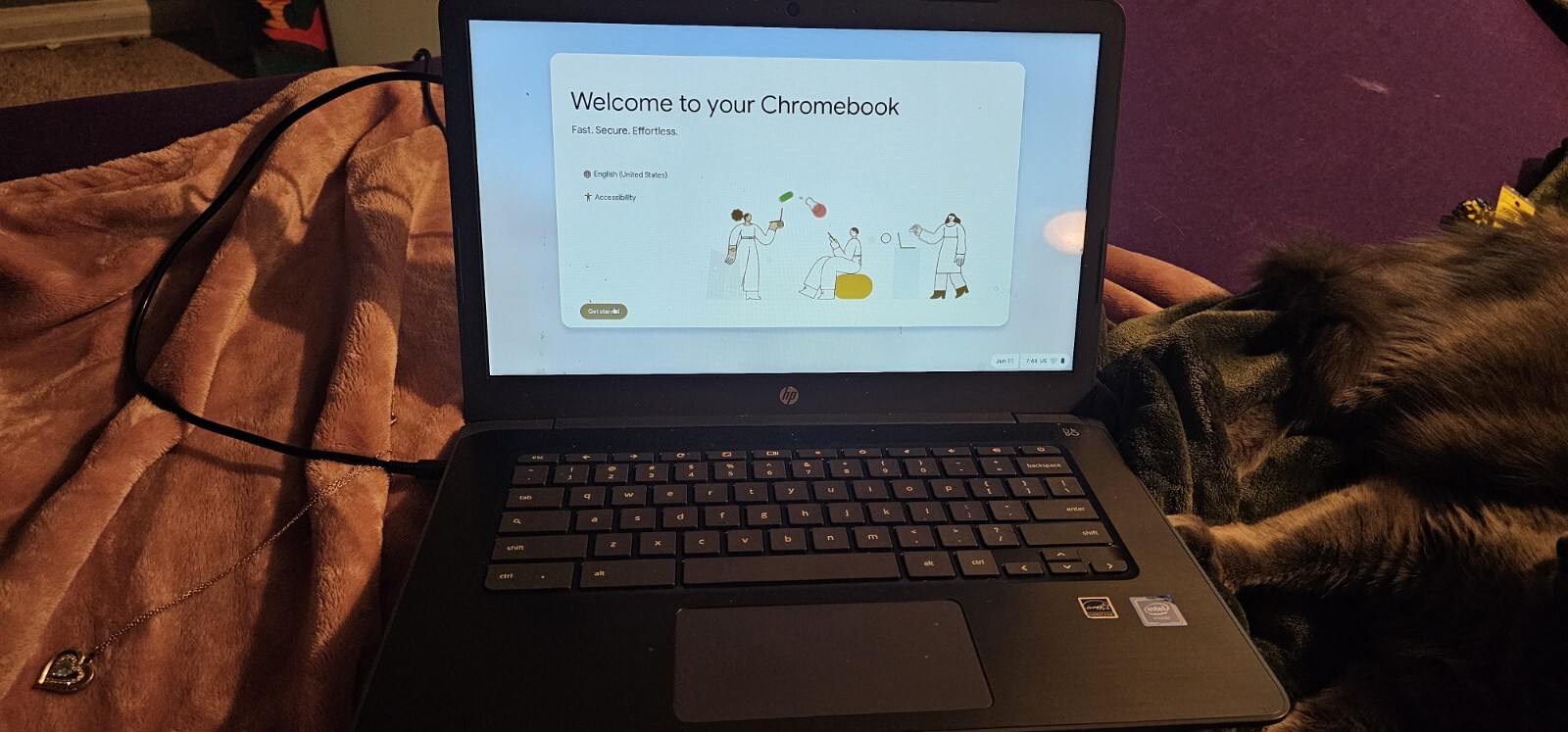 HP Chromebook 11a-nb0013dx 11.6 inch (32GB, Intel Celeron, 1.10GHz, 4GB)…