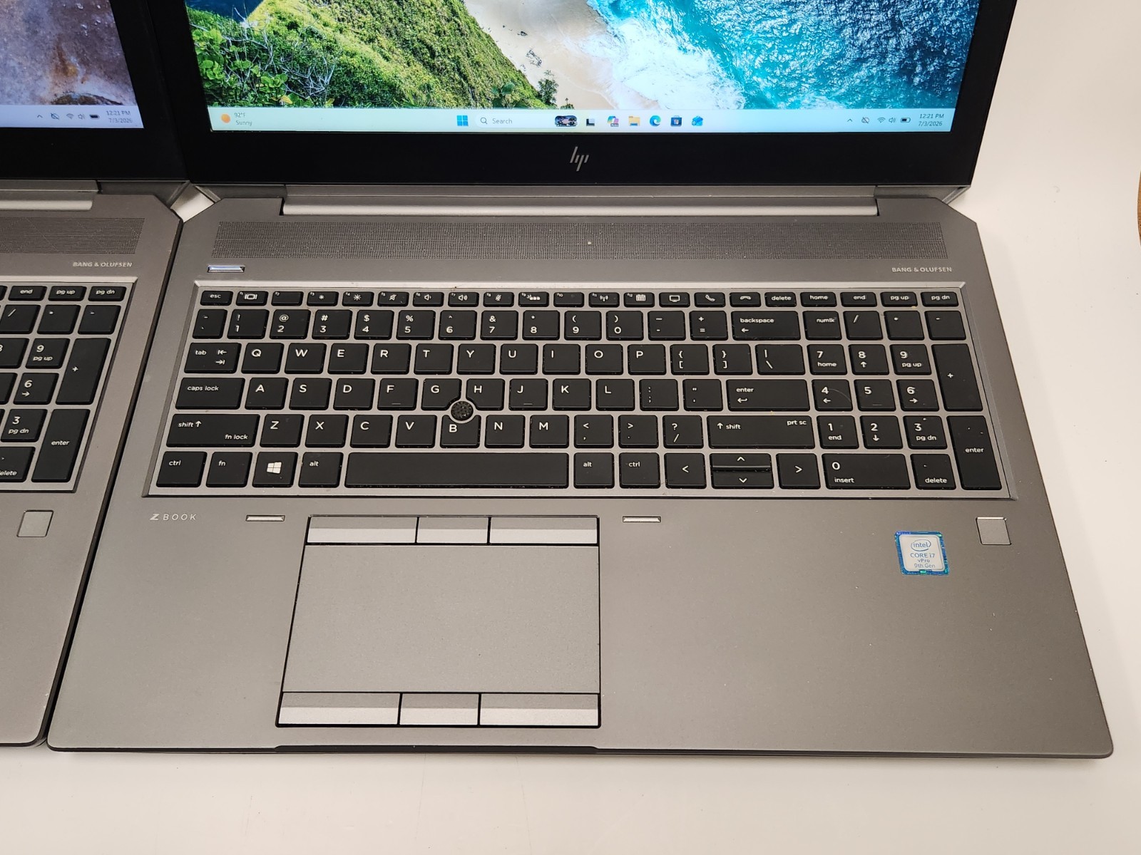 Lot of 3 HP ZBook 15 G6 i7-9850H 2.60GHz 32GB Ram 512GB SSD W11P NVIDIA T2000