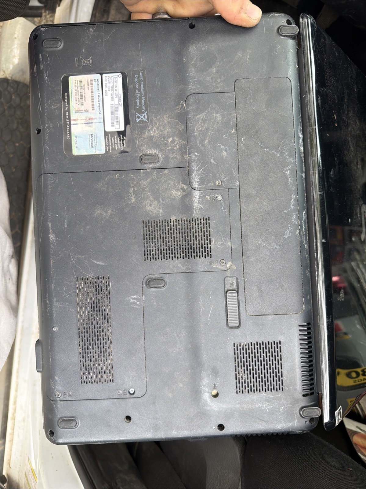 Compaq Presario CQ61 Laptop – WON’T POWER ON – Parts/Repair Only – Read Desc.