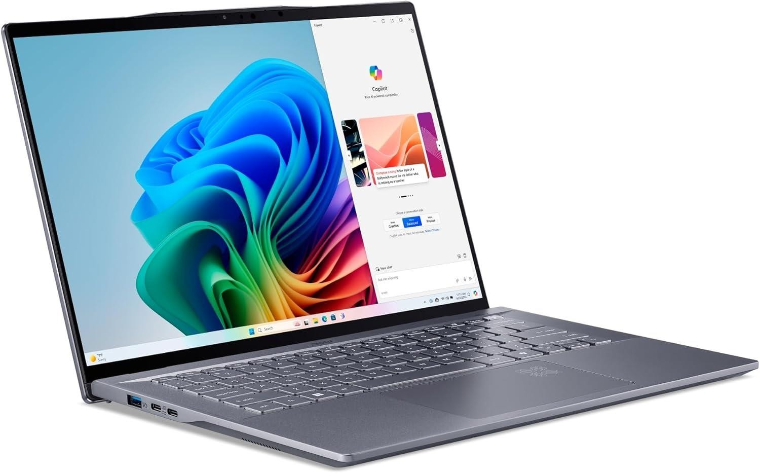 Acer Swift 14 AI Notebook 14.5″ 16GB LPDDR5X 512GB SSD Refurbished