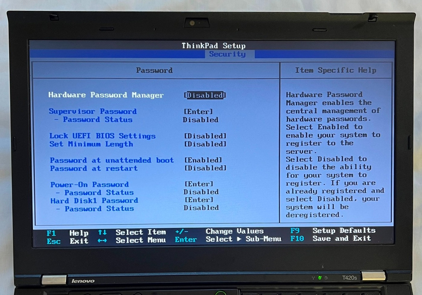 Lenovo Thinkpad T420S I5 8GB Ram 500GB drive webcam win11 PRO charger read