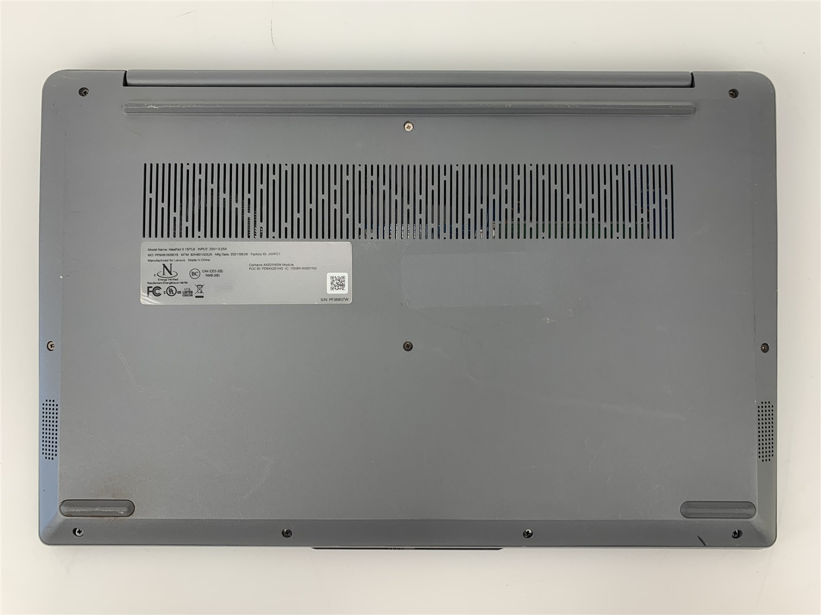Lenovo IdeaPad 3 15ITL6 Pentium 7505 2.00GHz 8GB RAM 128GB NVMe SSD Win11 Home