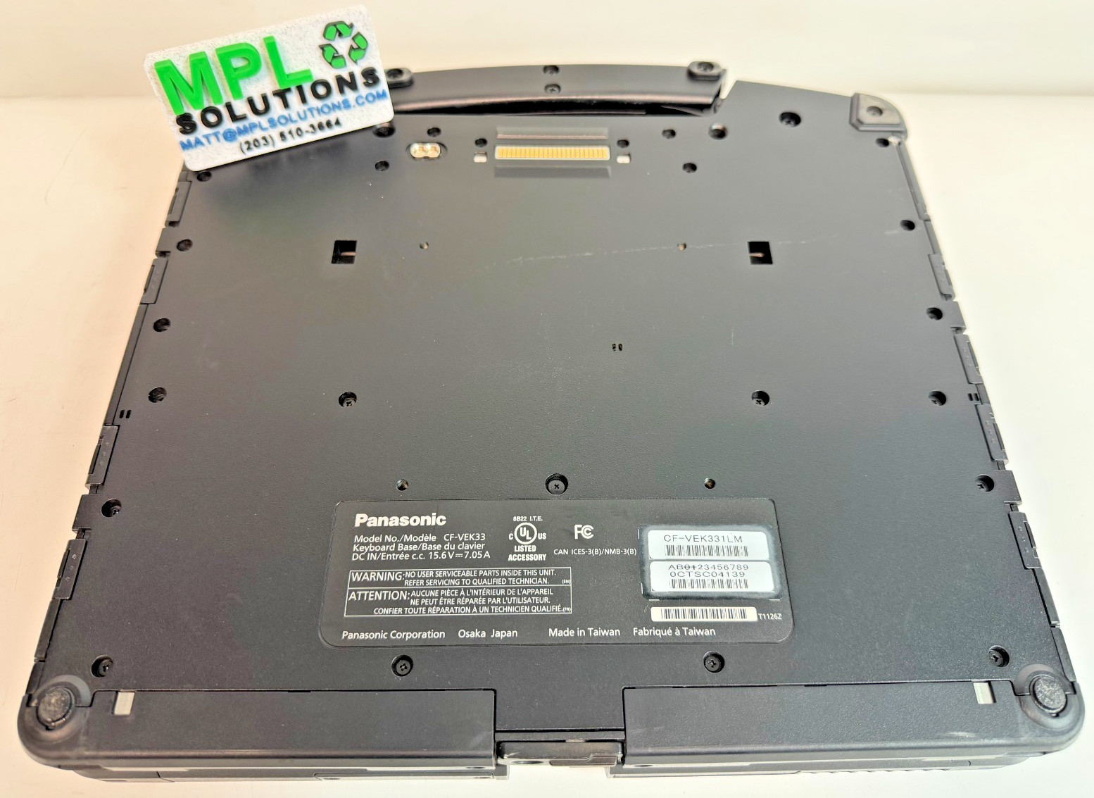 Panasonic Toughbook FZ-33 12th Gen i5-1245U/16GB/512GB 4G LTE/GPS/Dual BAT/WIN11
