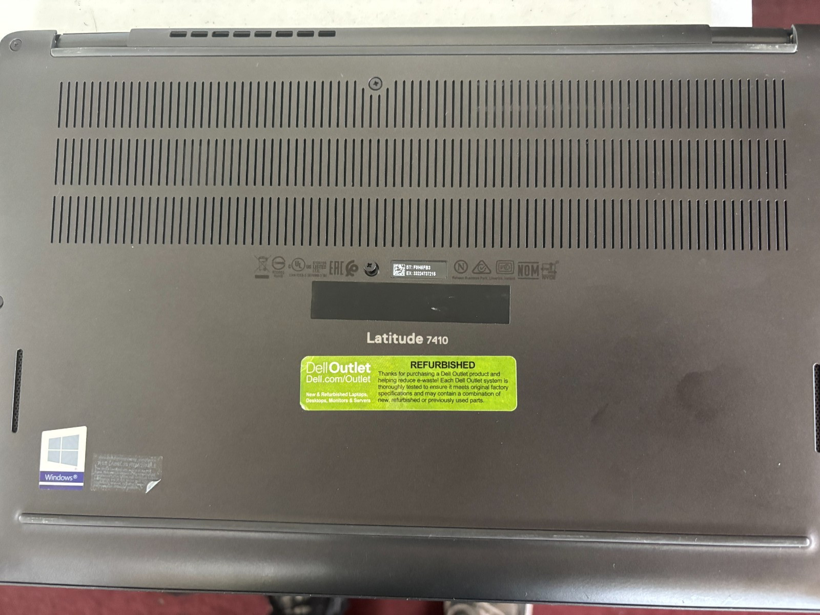 Dell Latitude 7410 14″ FHD Laptop i7 10th up 4.9GHZ 16GB DDR4 512gb NVMe W11P