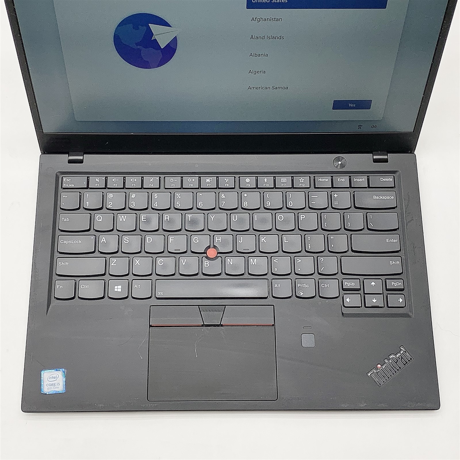 Lenovo ThinkPad X1 Carbon Laptop i5 8250U 1.60GHZ 14″ FHD 8GB 256GB NVMe Win 11