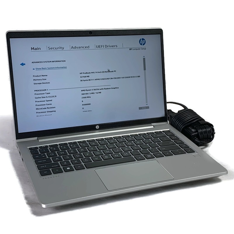 HP ProBook 445 G9 14″ Laptop Ryzen 5 5625U 2.3GHz 32GB 512GB NVMe SSD – Win11