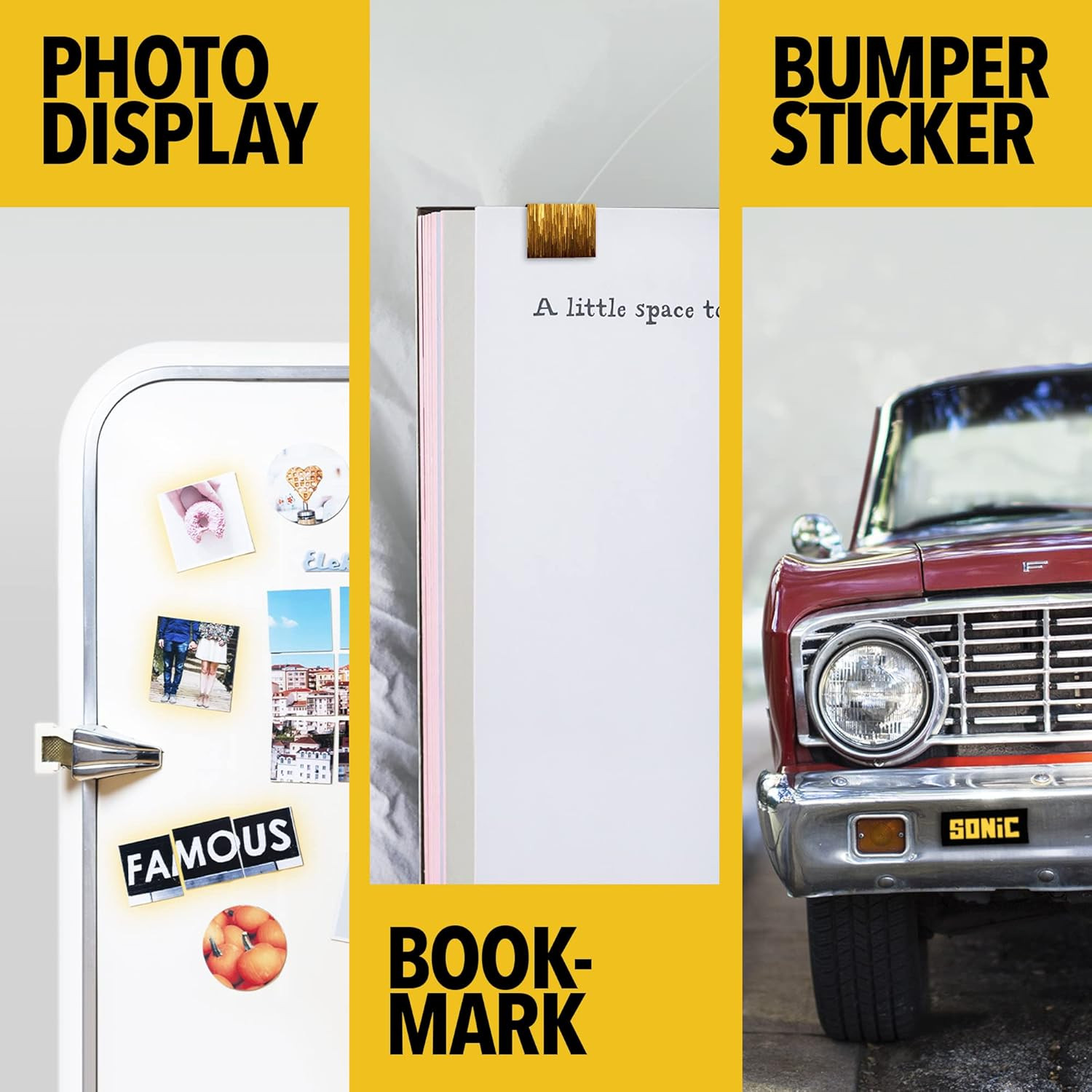 Printable Magnetic Sheets 5 Pcs Glossy (8.5″X11″/22X28Cm) – Inkjet-Optimized Fle