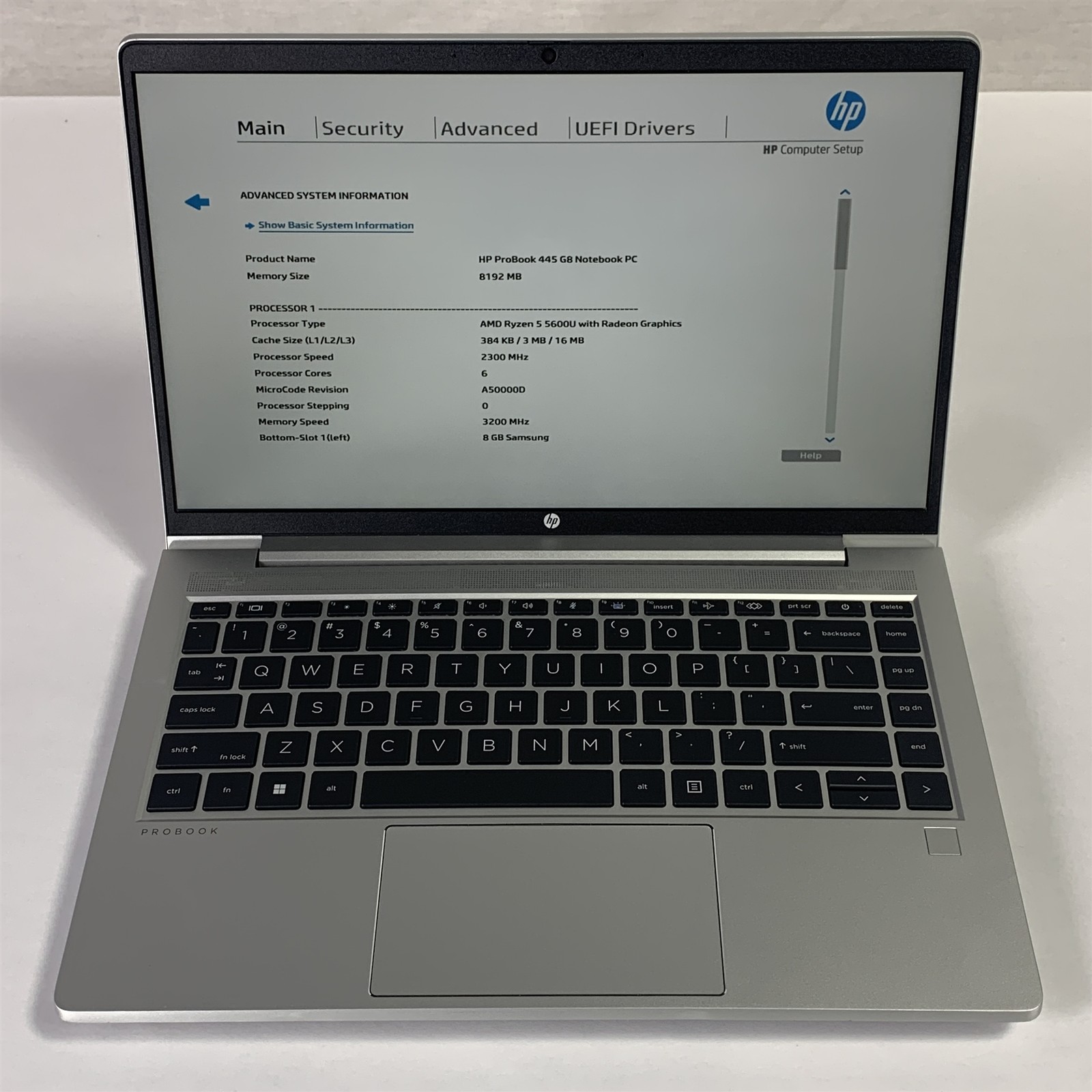 HP ProBook 445 G8 14″ Laptop Ryzen 5 5600U 2.3GHz 8GB – NO DRIVE