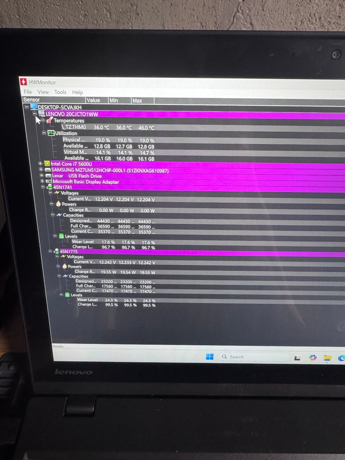 Lenovo Thinkpad 3K IPS Intel i7 16GB RAM 512GB SSD WIN11P