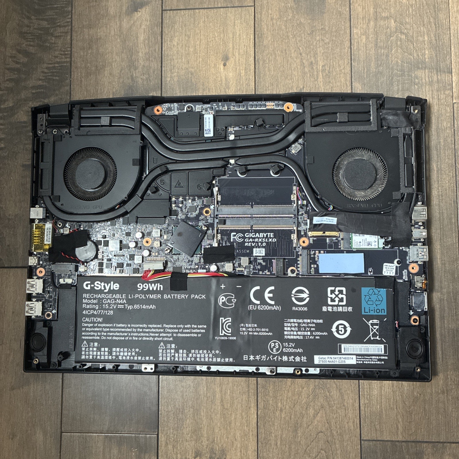 AS IS – NO RAM NO SSD – Gigabyte AORUS 15P XD RTX 3070 8GB i7-11800H Gaming