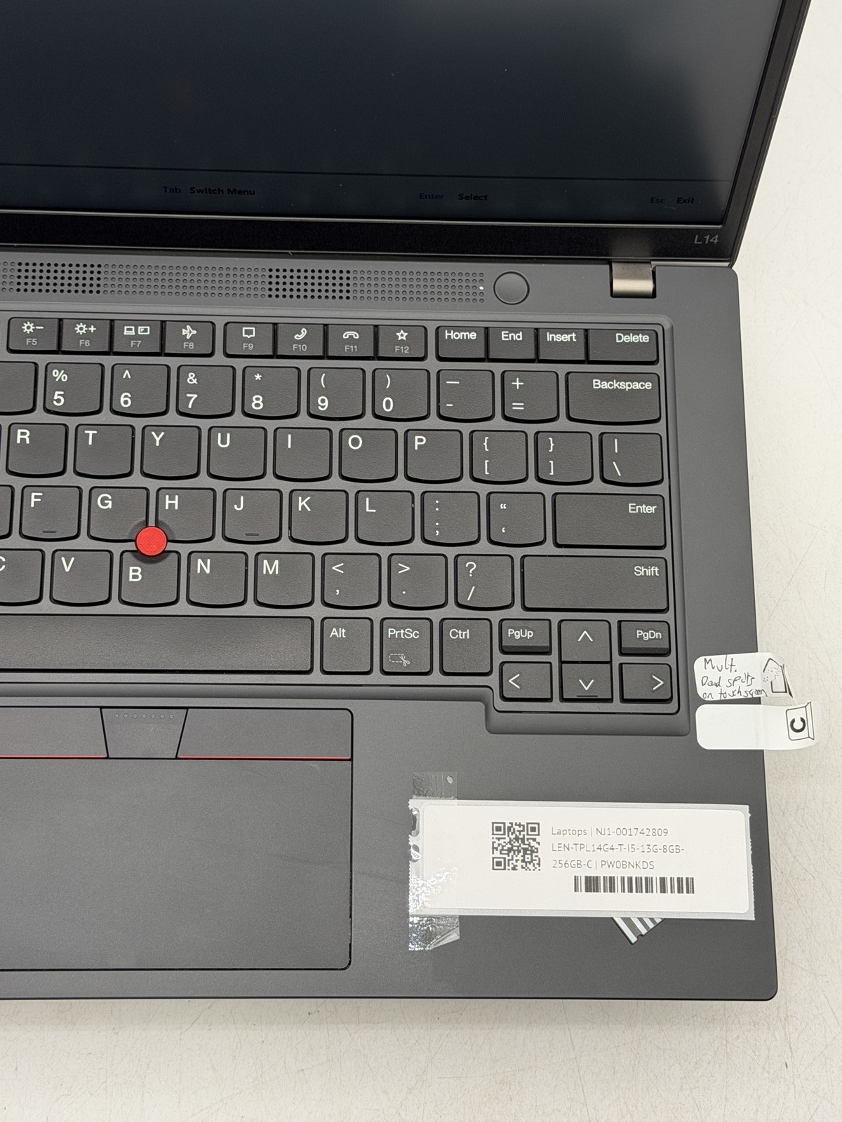 Lenovo ThinkPad L14 (Gen 4) 14″ i5-1335U 8GB 256GB |NO OS Read|