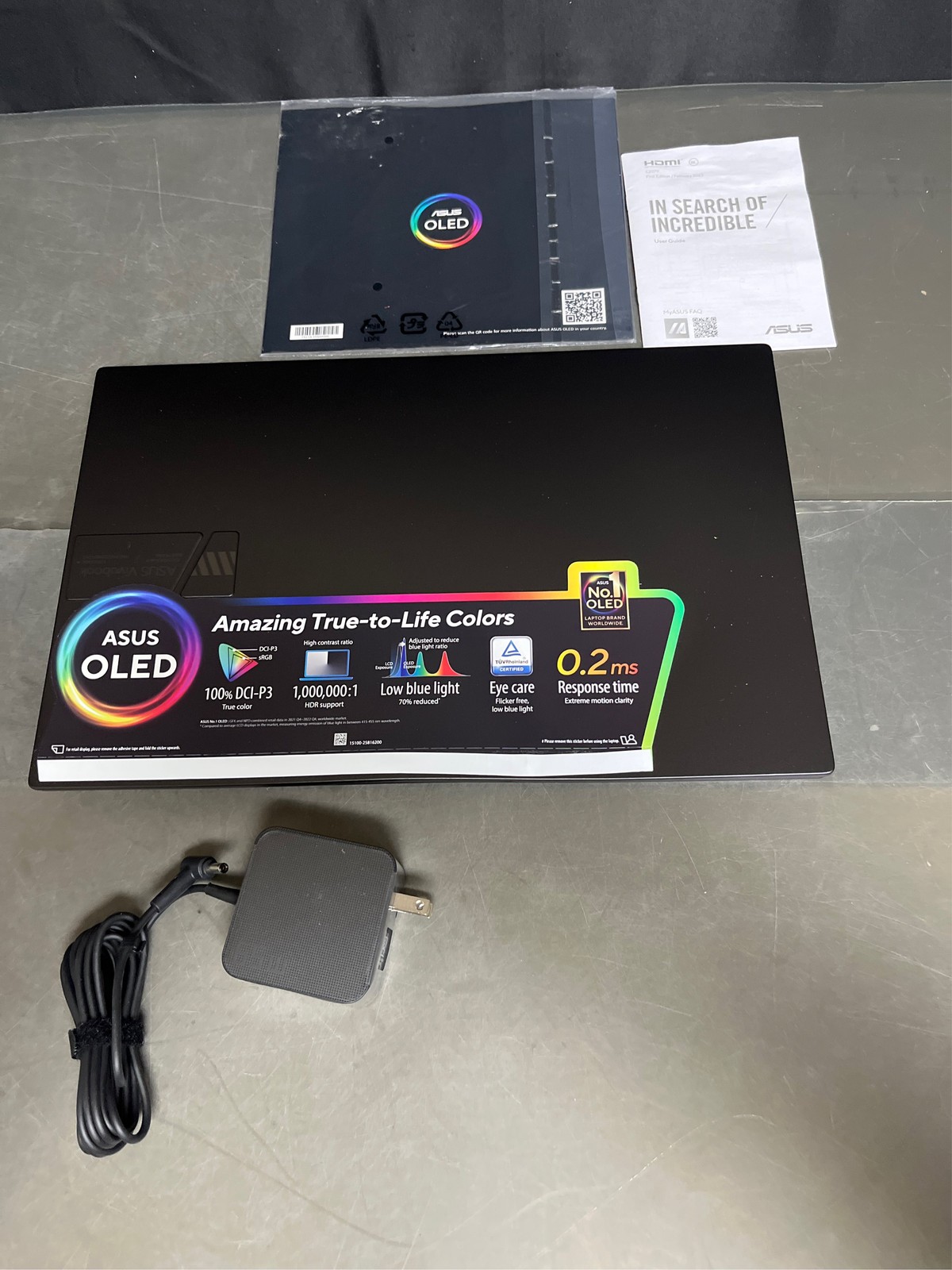 ASUS Vivobook 15X OLED Laptop, 15.6″ FHD OLED Display, AMD Ryzen™ 7 *For Parts*