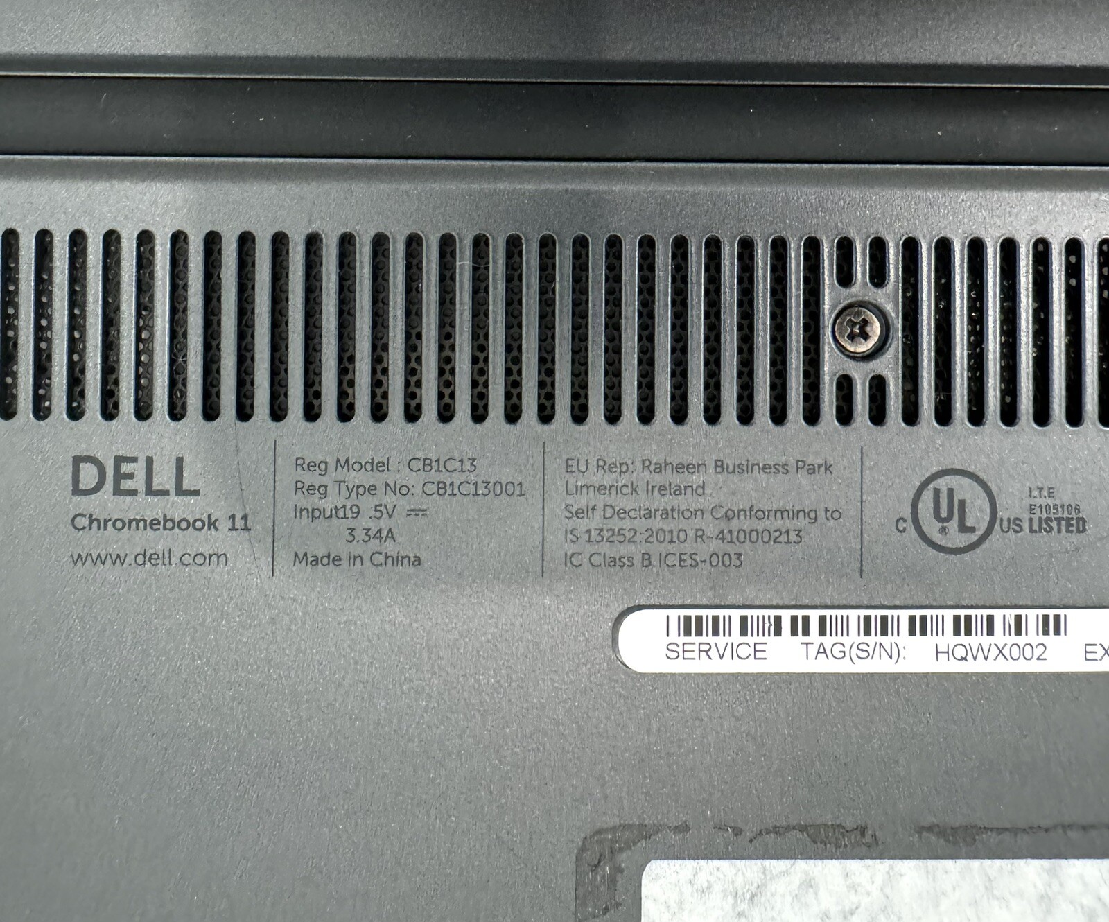 Dell Chromebook 11 CB1C13 11.6″ Laptop ChromeOS