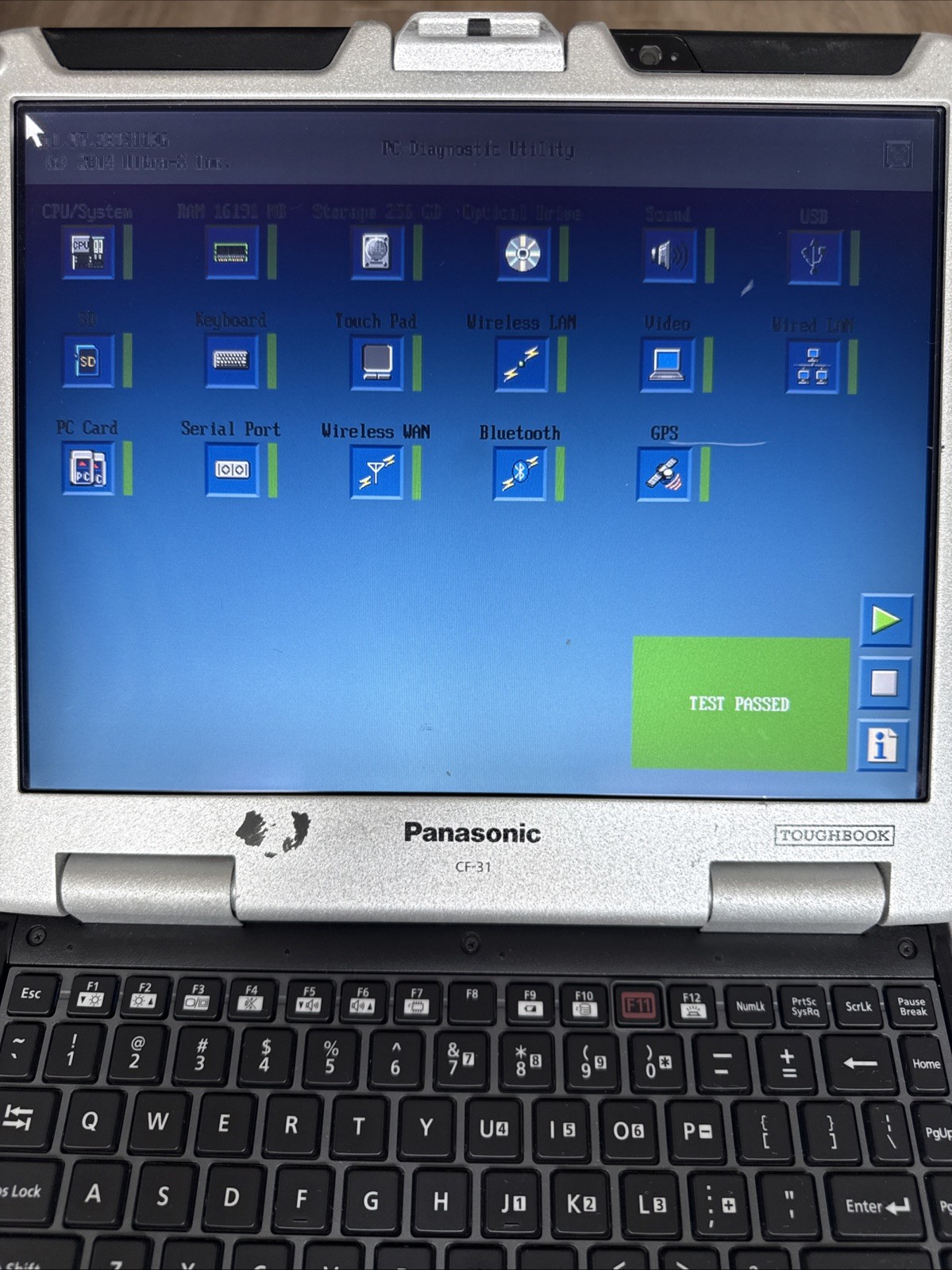 Panasonic Toughbook CF-31 MK5 i7-5600U 2.60GHz|16GB RAM|256GB HDD|NoOS|NoCharger