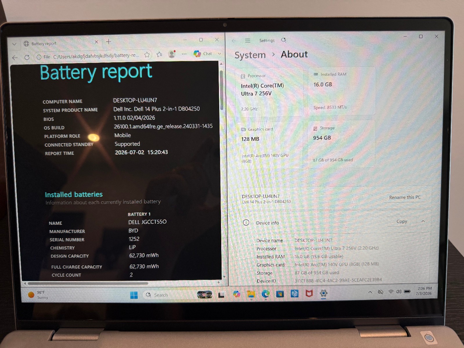 Dell Plus Copilot+ PC 14″ 2-in-1 FHD+ Touch Intel Core Ultra 7 256V 16GB 1TB #1