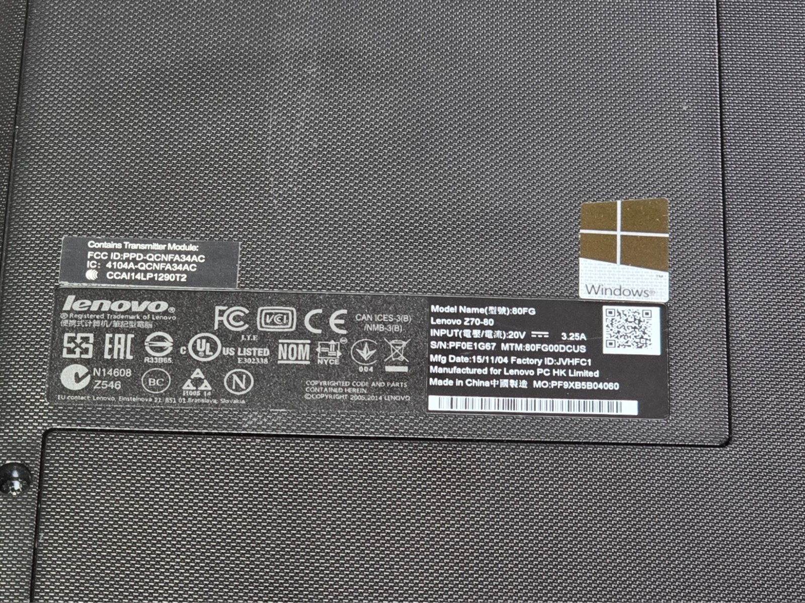 Lenovo Z70-80 17.3″ Laptop GT840m GPU Intel i7 2.4GHz