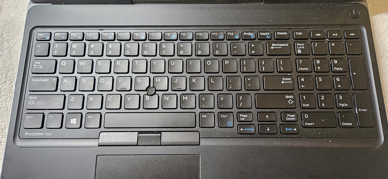 Dell Precision 7250 6th Gen i7, 8GB RAM, No HD, No Charger