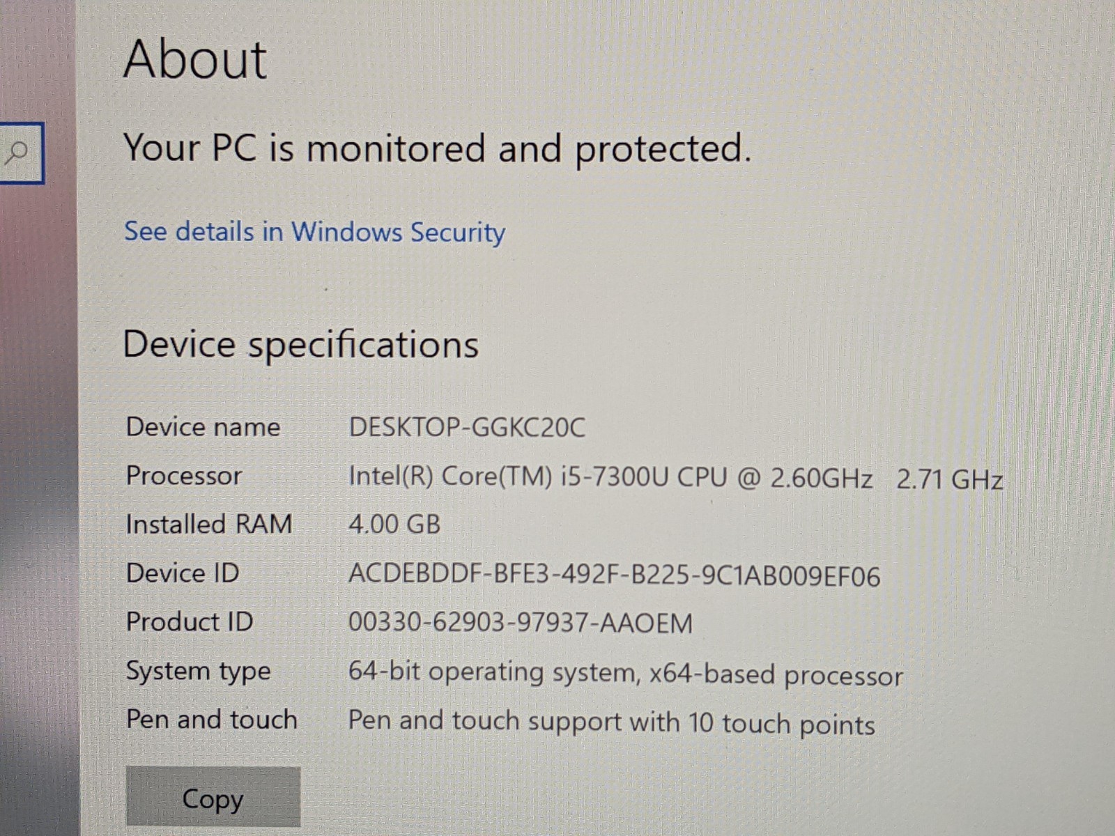 MS Surface Pro 1796 12.3″ 2736×1824 TOUCH i5-7th Gen 2.6GHz 4GB 128GB SSD AS-IS