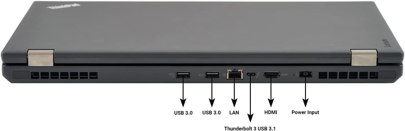 15.6 FHD Lenovo ThinkPad P50 Light Gaming Laptop: i7-6700HQ! Backlit Keyboard!