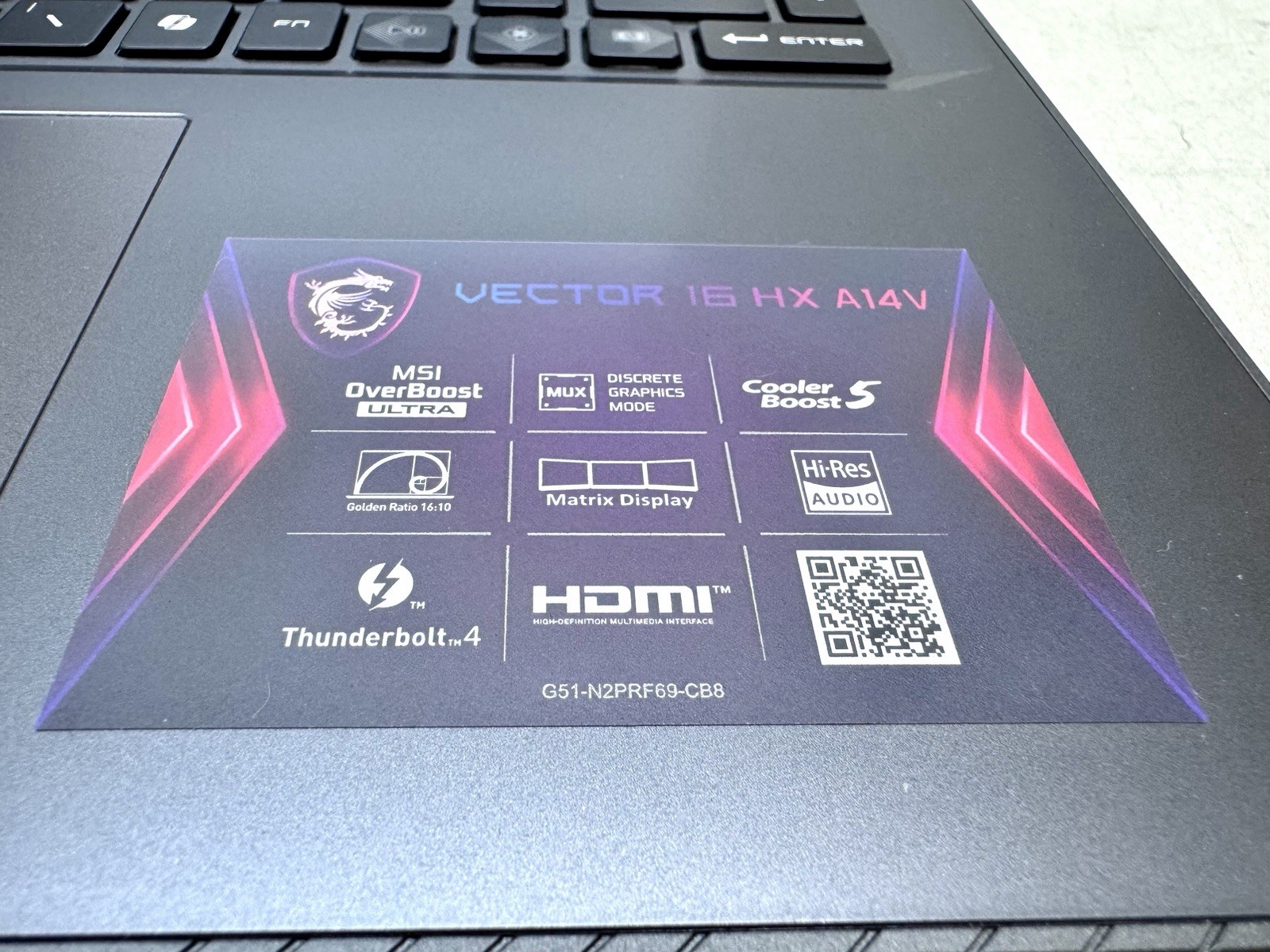 MSI Vector 16 HX A14VFG