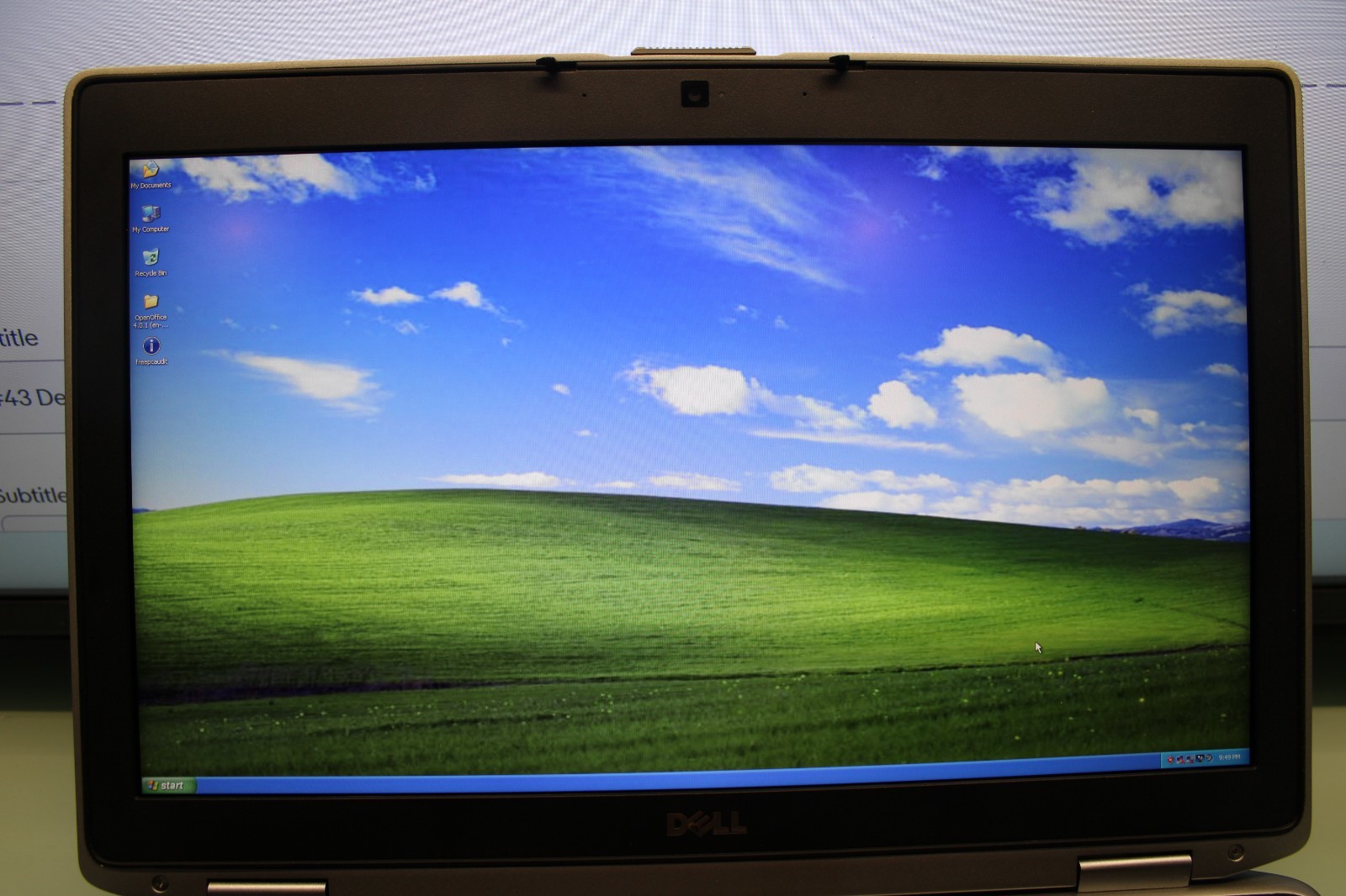 #43 Dell Latitude E6520 15.6″ Laptop Intel Core i5 4GB RAM 320GB HDD Windows XP