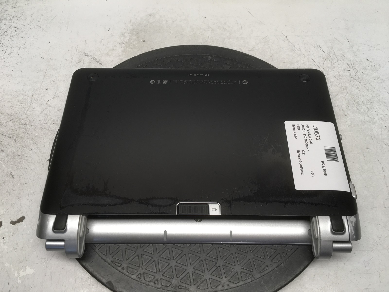 HP Pavilion DM1 AMD E-350 1600MHz 3 GB NO HDD No Batt