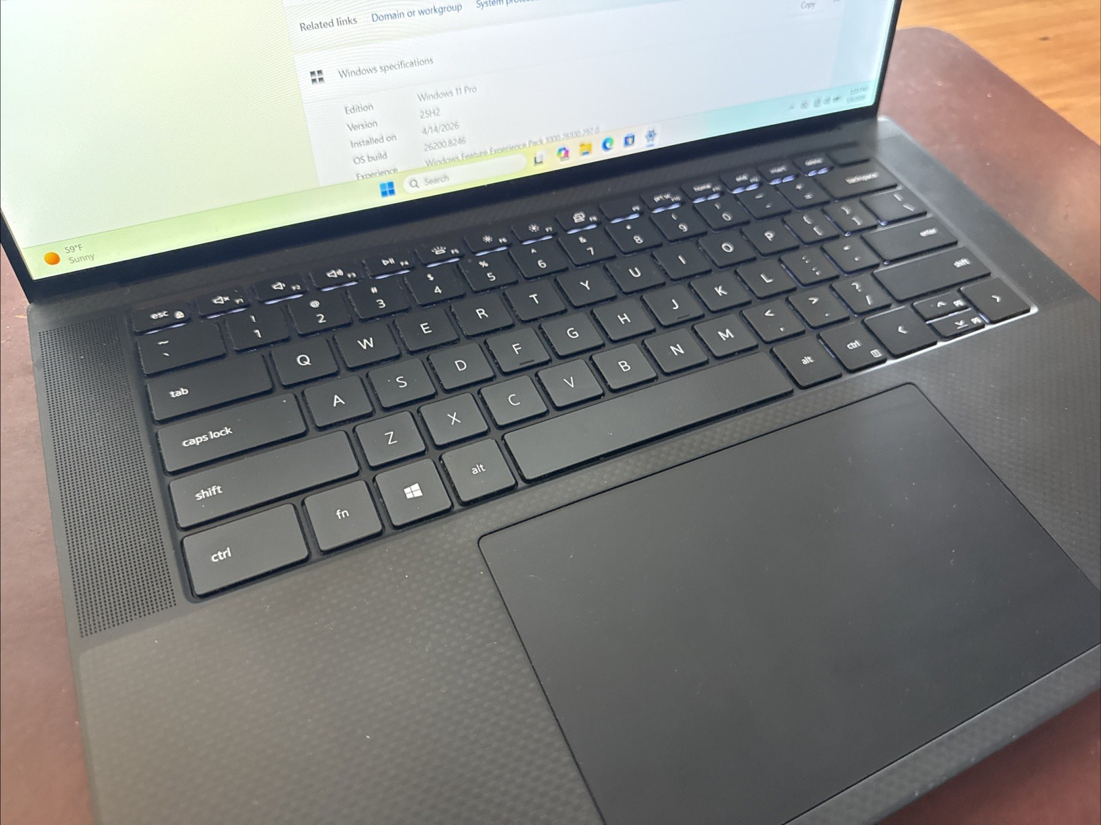 Dell Precision 5550 15in FHD+ i7-10750H 2.60GHz – 32GB 512GB SSD – Quadro T1000