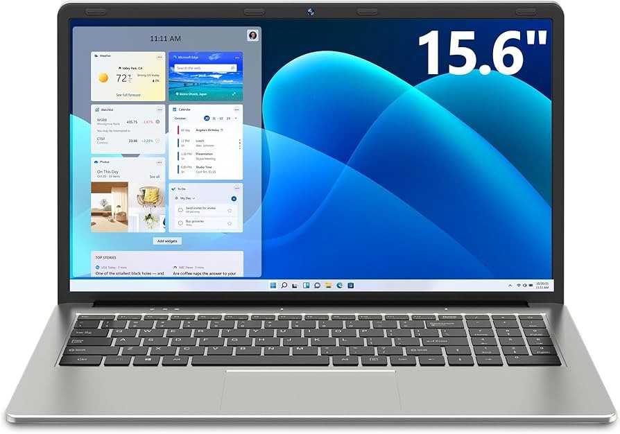 NST S15 15.6″ FHD Celeron N5095A 2GHz Intel UHD Graphics 4GB RAM 128GB SSD Win