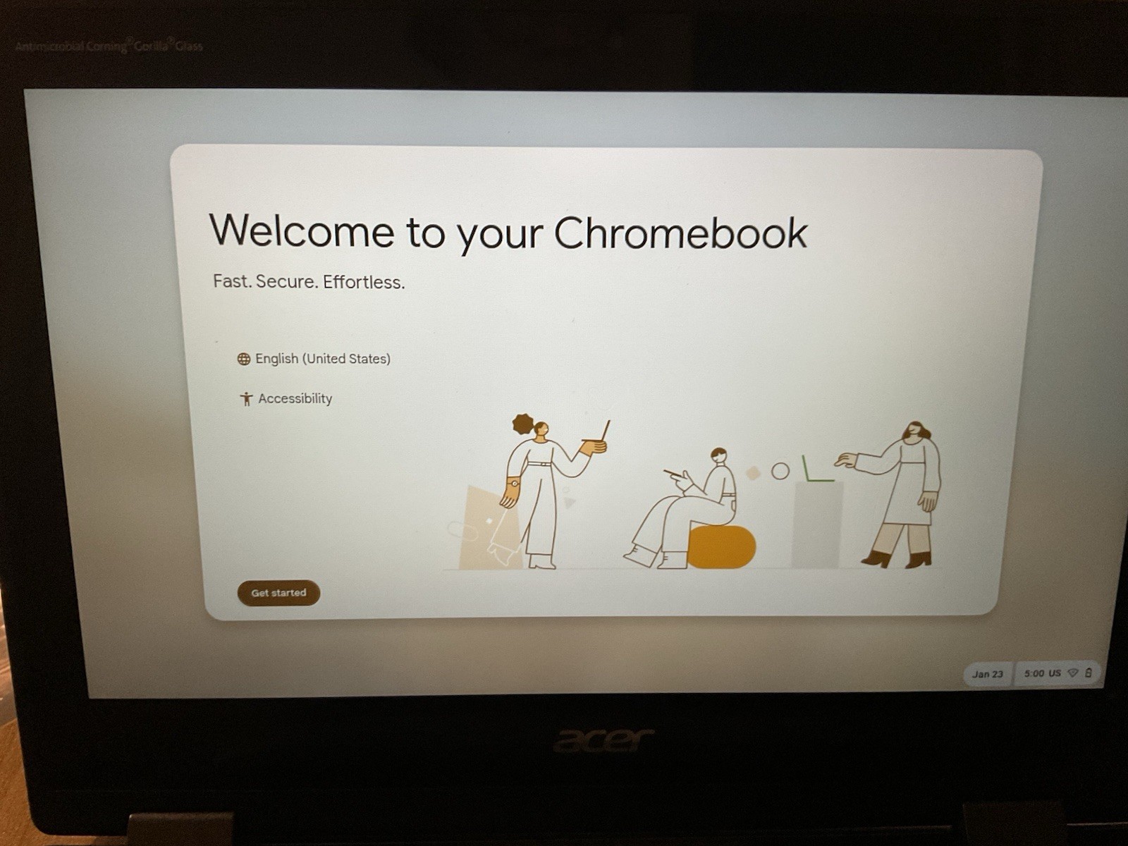 Acer Chromebook R752T 11.6in 4GB RAM 32GB eMMC touch screen fold for tablet
