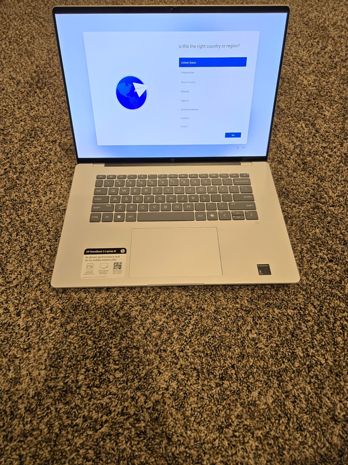 HP OmniBook 5 14″ Snapdragon X Plus X1P42100 16GB RAM 1TB SSD Copilot+ AI Laptop