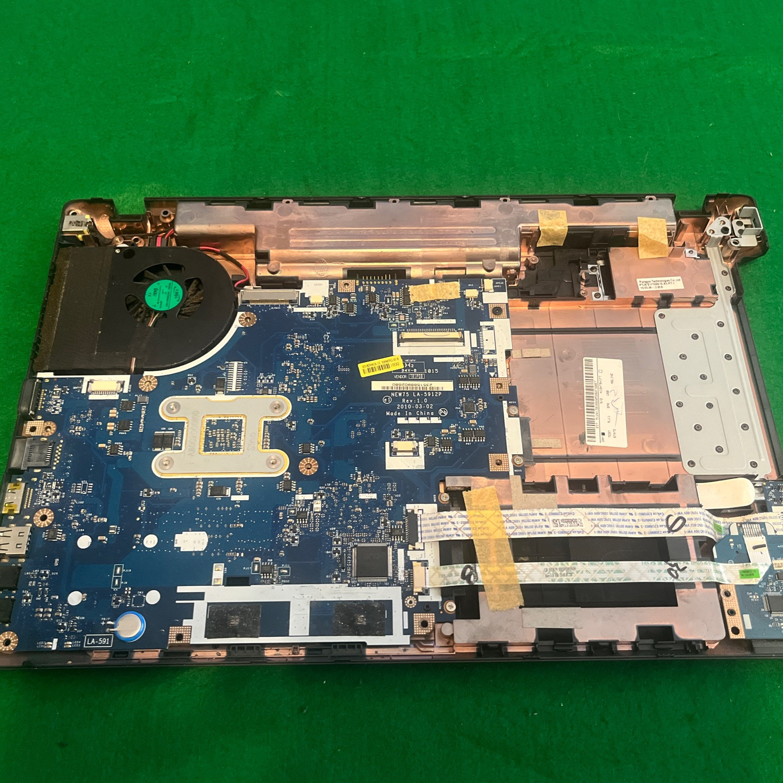 Acer Aspire 5551-2036 Motherboard – AMD Athlon II X2 2.1 GHz @15A1