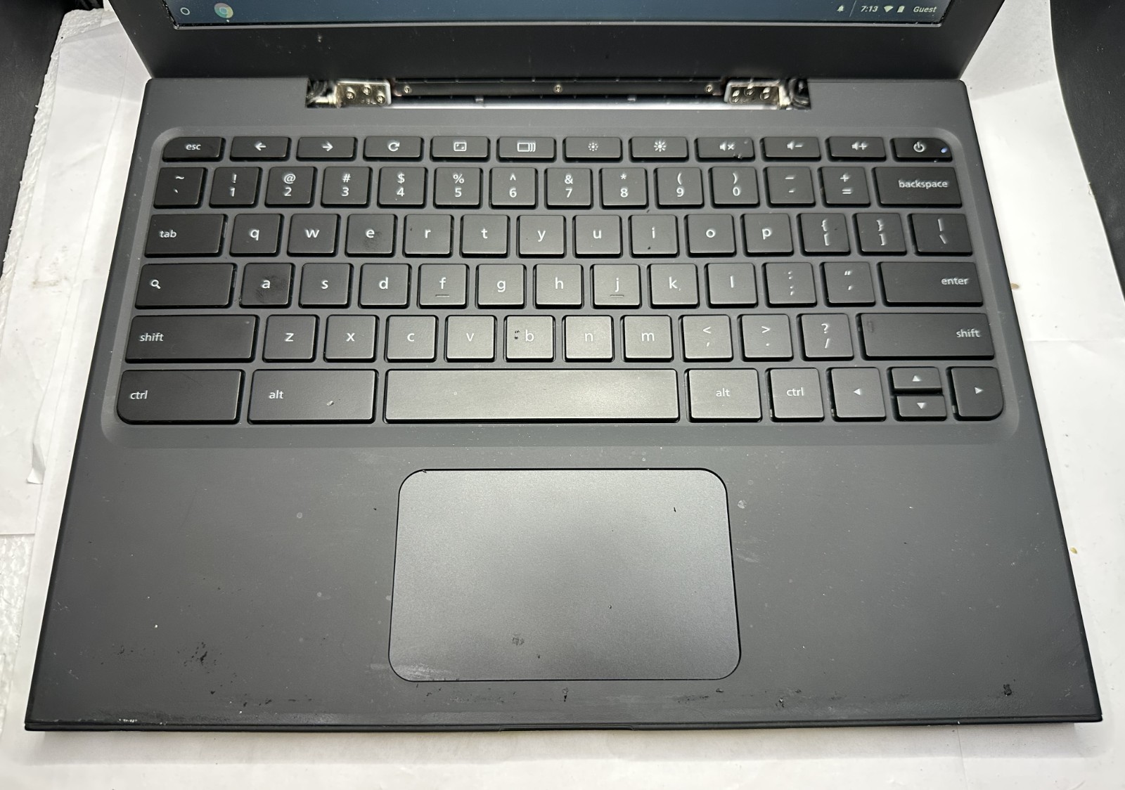 RARE GOOGLE CR-48 MARIO PONY 6101 PILOT PROGRAM TEST CHROMEBOOK, STRICTLY AS IS