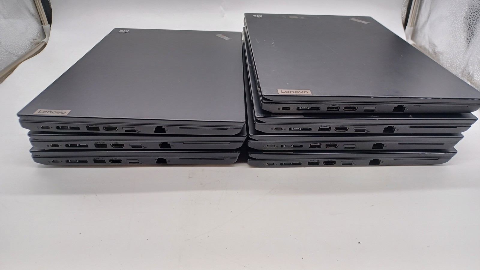 Lot Of 7 Thinkpad Laptop Lenovo L15 Gen2 Ryzen 5 Pro 5650U No Ram No HDD